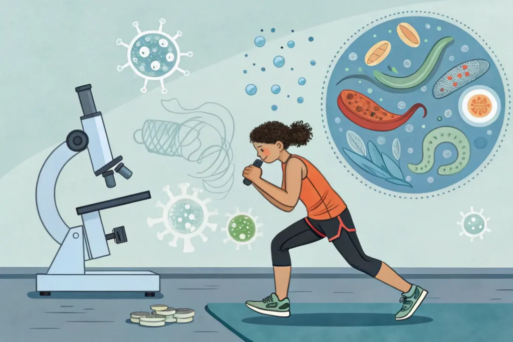 Влияние физической активности на микробиом: что важно знать начинающим спортсменам