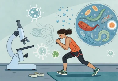 Влияние физической активности на микробиом: что важно знать начинающим спортсменам